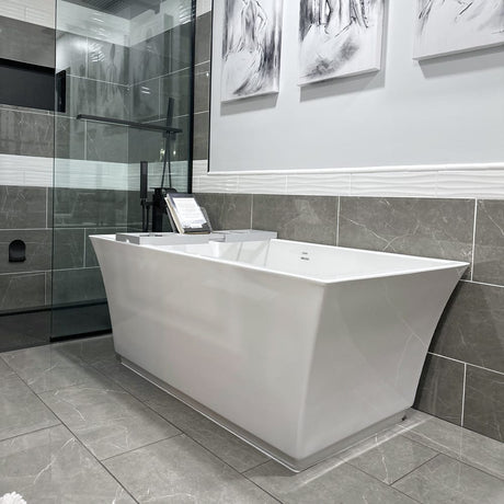 60" Pelsey Acrylic Freestanding Tub