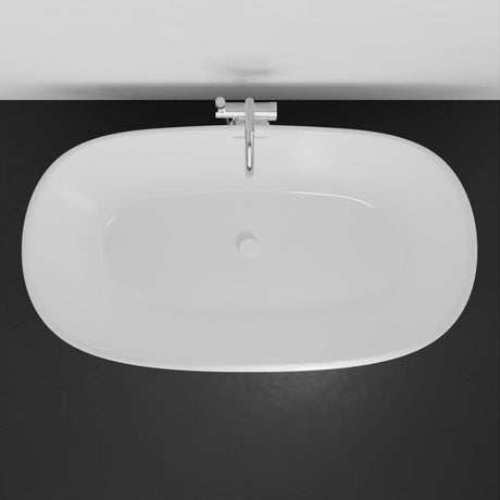 60" Redder Solid Surface Stone Resin Freestanding Bathtub