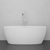 60" Redder Solid Surface Stone Resin Freestanding Bathtub