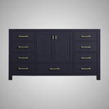 60" Romani Vanity Cabinet for Single Rectangular Undermount Sink - Navy Blue