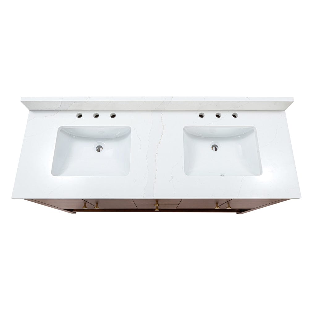 60" Somerset Vanity for Rectangular Undermount Sink