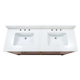 60" Somerset Vanity for Rectangular Undermount Sink