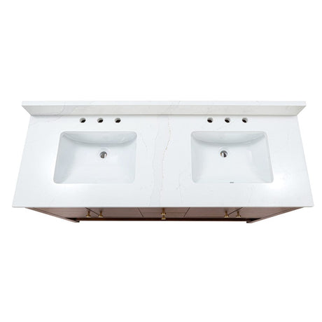 60" Somerset Vanity for Rectangular Undermount Sink