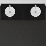 60" Unpainted Shaker Style Poplar Wood Double Vanity for Vessel Sink - 34" Height