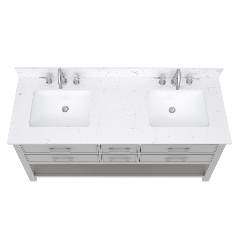 61" Brockton Vanity for Rectangular Undermount Sink