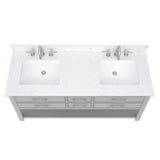 61" Brockton Vanity for Rectangular Undermount Sink