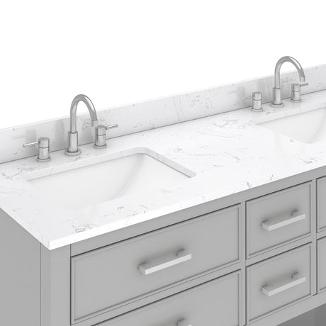 61" Brockton Vanity for Rectangular Undermount Sink