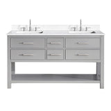 61" Brockton Vanity for Rectangular Undermount Sink