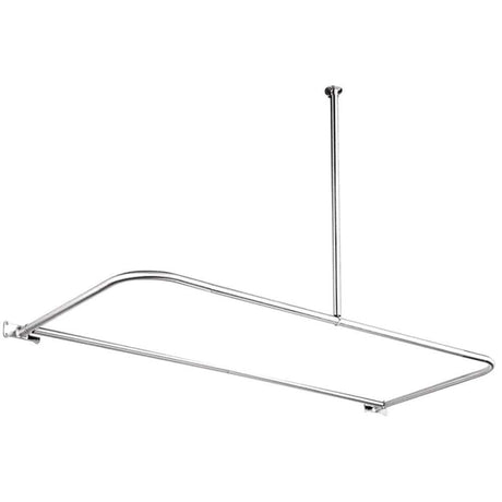 61" Felicity D-Shaped Shower Rod
