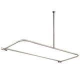 61" Felicity D-Shaped Shower Rod