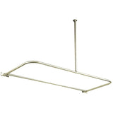 61" Felicity D-Shaped Shower Rod