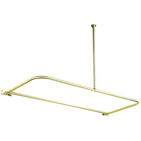 61" Felicity D-Shaped Shower Rod