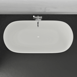 63" Algona Solid Surface Stone Resin Freestanding Bathtub