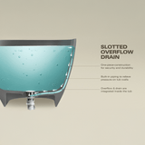 63" Boalt Solid Surface Stone Resin Freestanding Bathtub - Matte Gray Finish