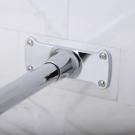 63" Thea L-Shaped Shower Rod