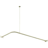 63" Thea L-Shaped Shower Rod