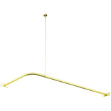 63" Thea L-Shaped Shower Rod