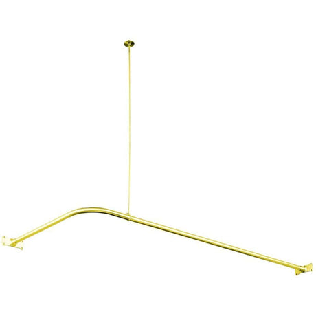 63" Thea L-Shaped Shower Rod
