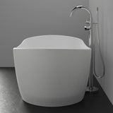 64" Lorane Solid Surface Stone Resin Freestanding Bathtub