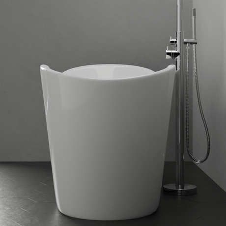 65" Brentwood Acrylic Freestanding Tub with Insulation