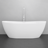 65" Gage Solid Surface Stone Resin Freestanding Bathtub