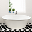 65" Nerissa Acrylic Freestanding Massage Tub