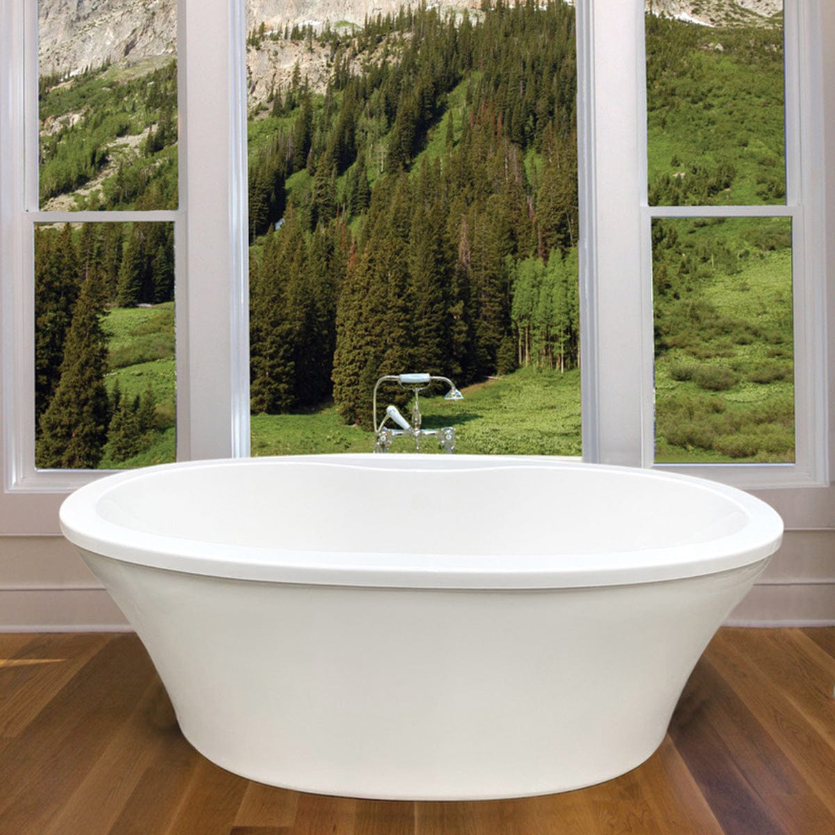 65" Nerissa Acrylic Freestanding Massage Tub