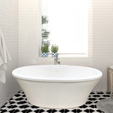 65" Nerissa Acrylic Freestanding Massage Tub