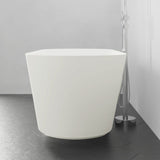 65" Tama Solid Surface Stone Resin Freestanding Bathtub