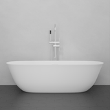 65" Yipsen Solid Surface Stone Resin Freestanding Bathtub