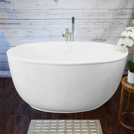 66" Brook Acrylic Freestanding Massage Tub