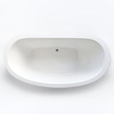 66" Brook Acrylic Freestanding Massage Tub
