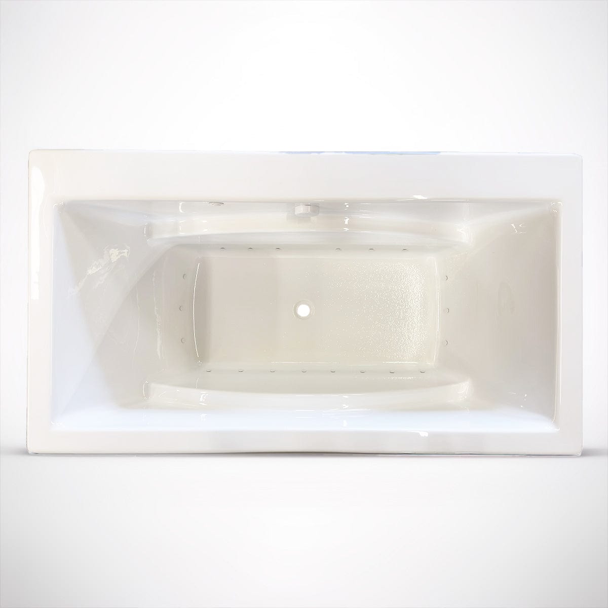 66" Cove Acrylic Rectangular Freestanding Massage Tub