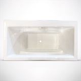 66" Cove Acrylic Rectangular Freestanding Massage Tub