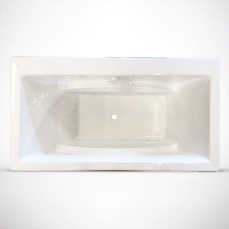 66" Cove Acrylic Rectangular Freestanding Massage Tub