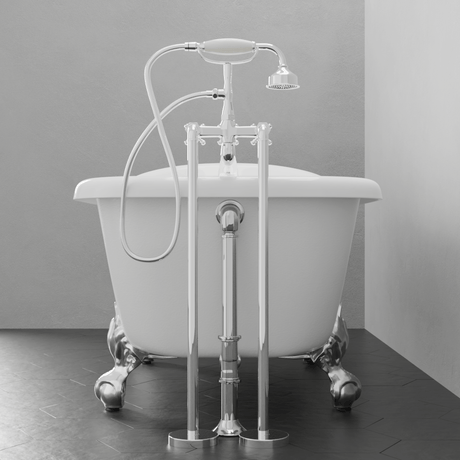 66" Imperial Acrylic Slipper Clawfoot Tub