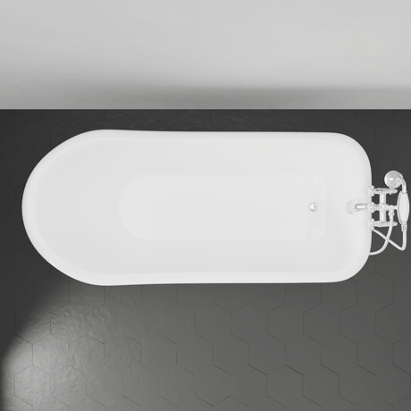 66" Imperial Acrylic Slipper Clawfoot Tub