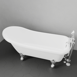 66" Imperial Acrylic Slipper Clawfoot Tub