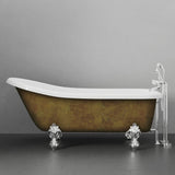 66" Imperial Acrylic Slipper Clawfoot Tub