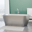 66" Landon Double Walled Stainless Steel Freestanding Tub