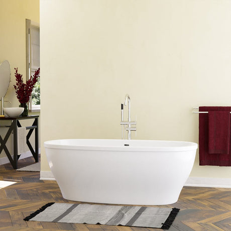 66" Pespey Acrylic Freestanding Tub