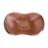 66" Unton Hammered Copper Double-Slipper Tub