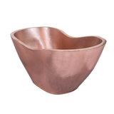 66" Unton Hammered Copper Double-Slipper Tub