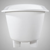 67" Bendock Solid Surface Stone Resin Slipper Bathtub with Feet