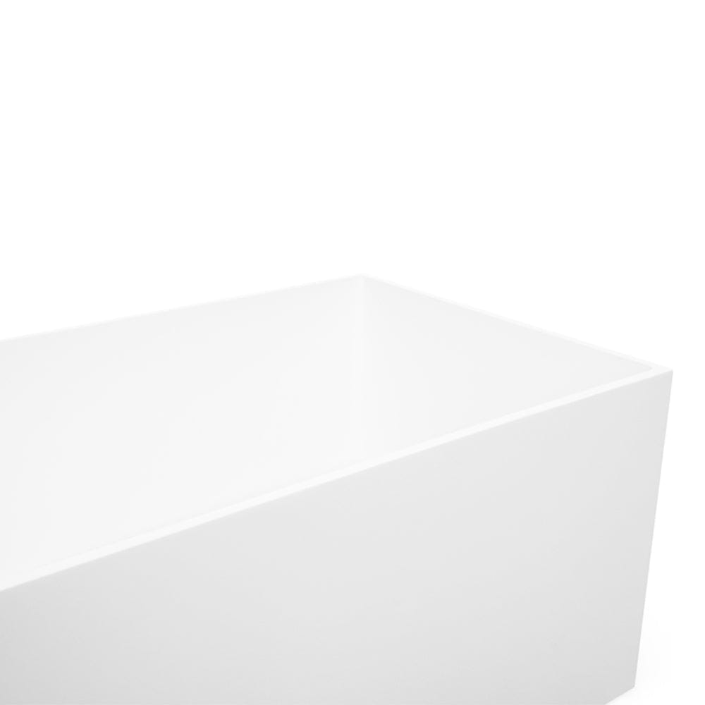 67" Cappa Solid Surface Stone Resin Freestanding Bathtub