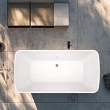 67" Collier Acrylic Freestanding Tub with Insulation