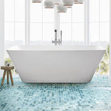 67" Collier Acrylic Freestanding Tub with Insulation