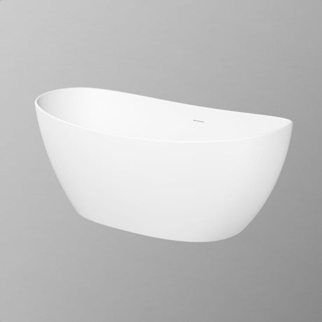 67" Extra Wide Bandon Solid Surface Stone Resin Freestanding Bathtub