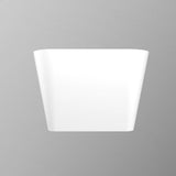 67" Extra Wide Bazel Solid Surface Stone Resin Freestanding Bathtub