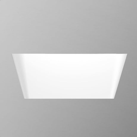 67" Extra Wide Bazel Solid Surface Stone Resin Freestanding Bathtub